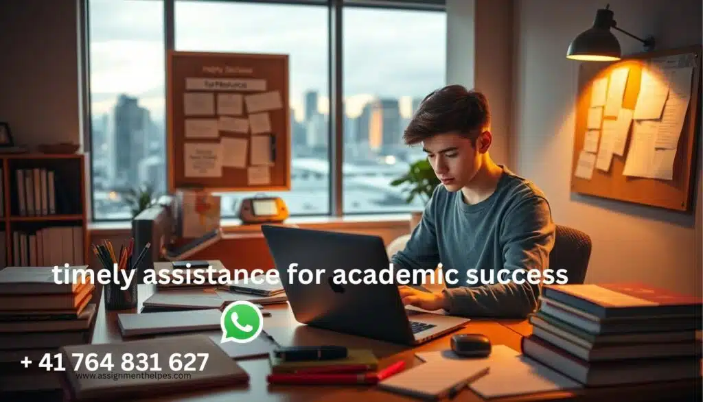 timely assistance for academic success